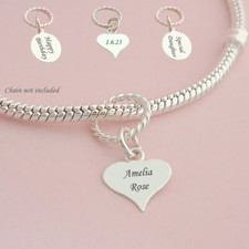 925 Argent Sterling Gravé