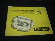 CATALOGUE PIECES DETACHEES 18 PAGES D EPOQUE CYCLOMOTEUR A GALET LG PEUGEOT 1961