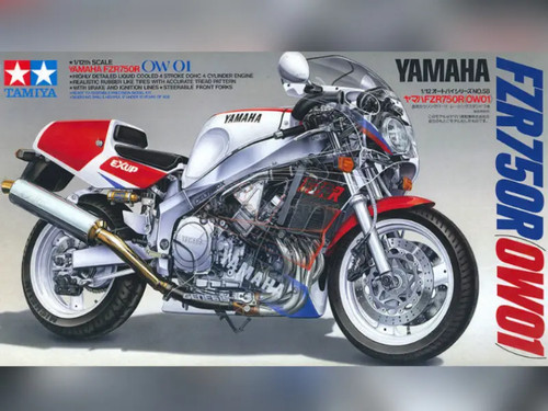 Tamiya yamaha fzr750r - tamiya, (ow01)