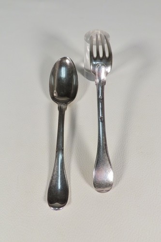 Ancien couvert argent - couvert,