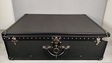 LOUIS VUITTON VALISE MALLE Alzer 80 Voyage Cuir Noir Luxe Bagagerie 450LAN 06/10