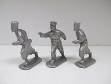 LOT de 3 SOLDATS TIREUR TIRAILLEUR ALUDO QUIRALU ZOUAVE ? AFRIQUE ? ALGERIE ?