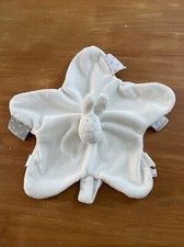 Doudou plat étoile Ane Cheval Paco blanc poudre d'étoiles NOUKIE'S Noukies Gris