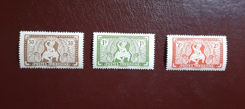Timbres indochine danse - timbres,