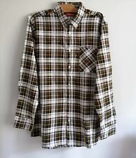 Chemise vert foncé à carreaux coton regular T40 Tissaïa (4503024)