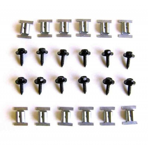 Kit clips fixation cache - fixation,