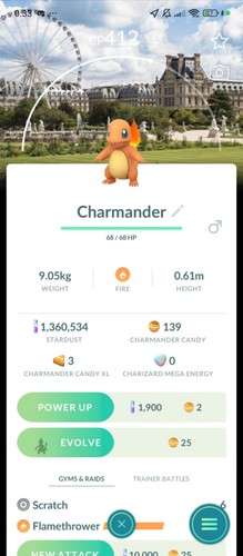 Charmander jardin des - charmander,