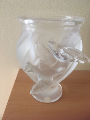 Vase cristal ancien - vase, en