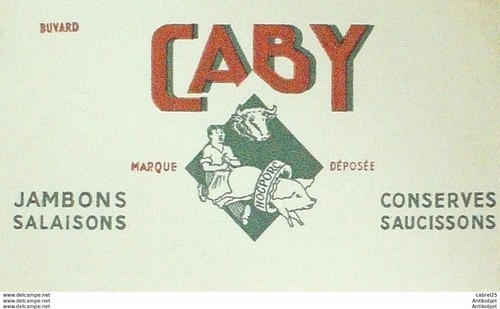Buvard caby charcuterie - buvard,