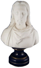 Buste En Porcelaine De Jésus-Christ Sevres Antique 19e Siècle Français