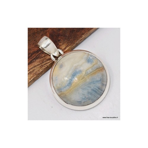 Pendentif scheelite bleue - scheelite,