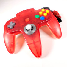 Manette Pad Controller Nintendo 64 N64 Officiel NUS-005 Clear Red Jap Japan 4