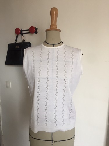 Pull sans manches maille - en,