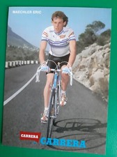 CYCLISME carte cycliste ERIC MAECHLER équipe CARRERA VAGABOND 1986