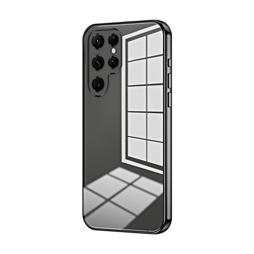 étui transparent noir pour - transparent,