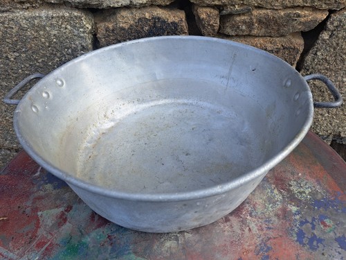Ancienne bassine aluminium alu - aluminium,