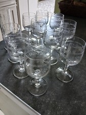 10 VERRES A VIN GRAVES+1 FLUTE