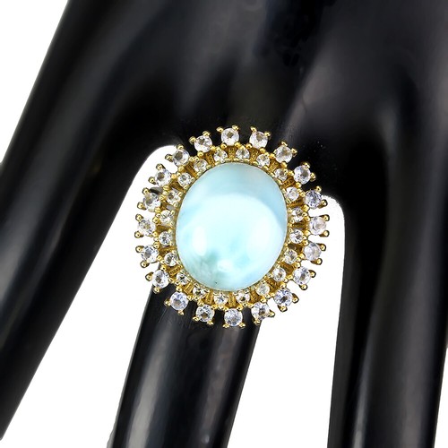 925 bague argent ovale - 925,