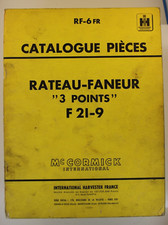 Catalogue pièces IH rateau