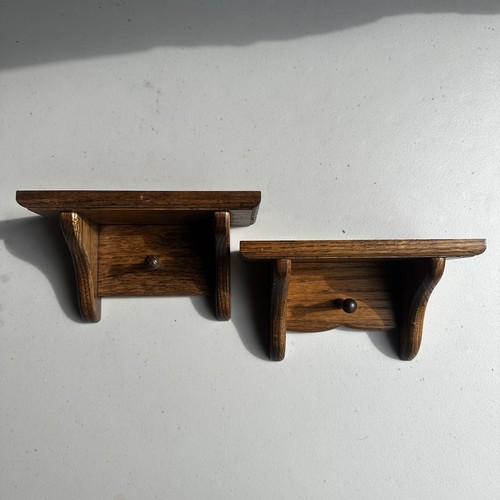 Vintage Solid Oak Wood Wall