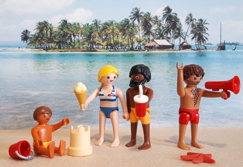 Playmobil plage vacances - plage,