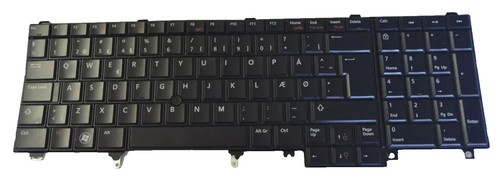 Clavier danois dell latitude - clavier,