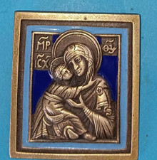 VIERGE A L'ENFANT  BRONZE