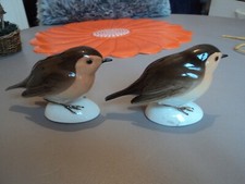 Statue/décoration/Paire d'oiseaux en porcelaine vintage marquages USRR. TBE