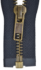 YKK Fermeture Éclair De 20 À 100 Cm 5 Mm Métal Noir Bleu 1 Voie Séparable