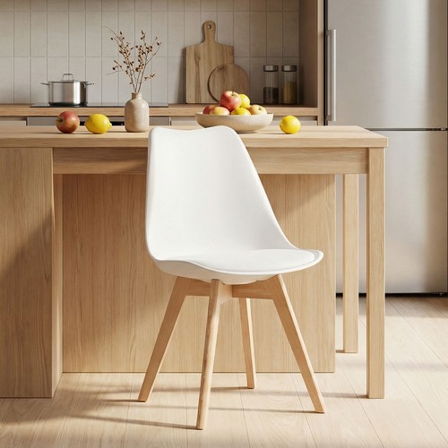 Chaise cuisine blanc - chaise,