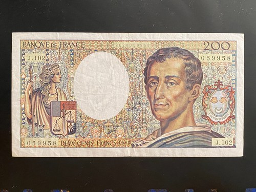 Billet 200 francs montesquieu - billet,