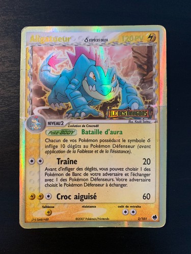Carte pokémon aligatueur - carte,