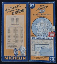 Carte MICHELIN 83 CARCASSONE