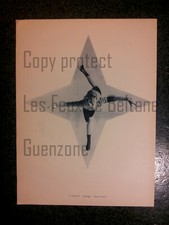 PATINAGE ARTISTIQUE FIGURE ETOILE GRACEFUL SKATER  photo héliogravure 1930 