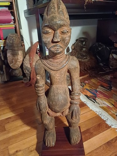 Statuette africaine bangwa - statuette,
