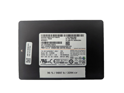 Ssd samsung pm871a 256gb - pm871a,