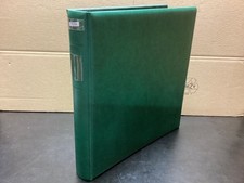 Lindner Reliure à Anneaux (18 Anneaux) 1 Fois Utilisé Vide Vert