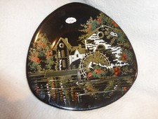 ASSIETTE FAIENCE EMAUX de