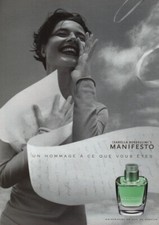 Publicité papier Parfum