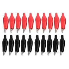 20 Pcs Noir Rouge Couche en