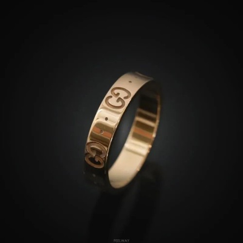 Gucci bague icone rose - bague,