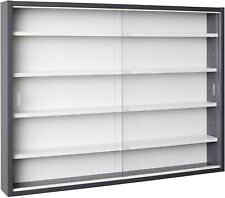 Vitrine murale "Collecty" pour miniatures - Blanc et Gris - Inter Link