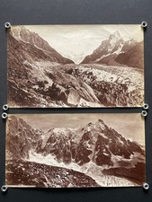 Alpes  Montagne Photo ancienne