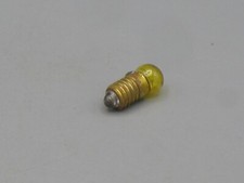 Ampoule globe à visser 4 mm jaune - Douille E 5.5