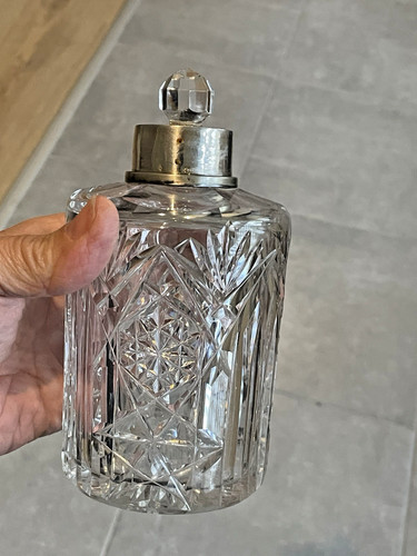 Flacon cristal taillé - flacon,