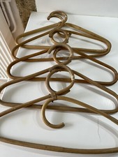 Cintre Vintage 1970s Bambou Rotin Rangement Vestiaire Deco Porte Manteau Rétro