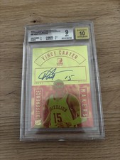 VINCE CARTER AUTO PANINI GRAND