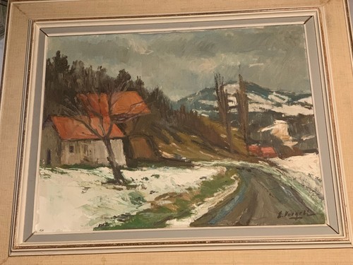 Tableau huile sur - tableau,