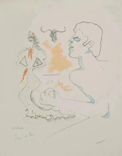 Jean cocteau lithographie - jean,