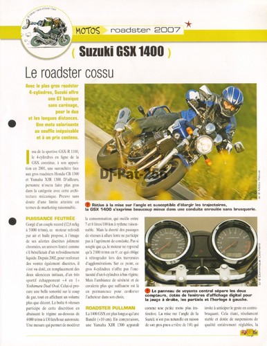 Fiche moto suzuki gsx 1400 - moto, :